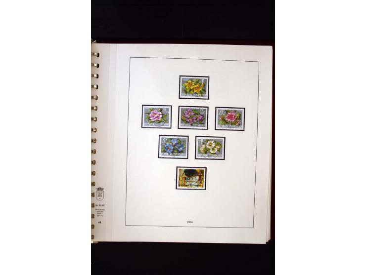 1850/1988, gestempelte Sammlung mit u.a. Mi.-Nr. 1 (2), 2 (2), 10-15I, 10-15II, 161-77, 518-23, 555, Bl.1 (Fotoattest Zenker 