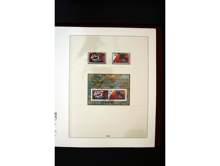 1850/1988, gestempelte Sammlung mit u.a. Mi.-Nr. 1 (2), 2 (2), 10-15I, 10-15II, 161-77, 518-23, 555, Bl.1 (Fotoattest Zenker 