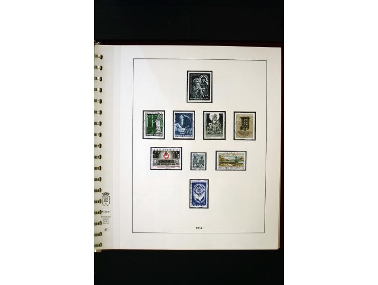 1850/1988, gestempelte Sammlung mit u.a. Mi.-Nr. 1 (2), 2 (2), 10-15I, 10-15II, 161-77, 518-23, 555, Bl.1 (Fotoattest Zenker 