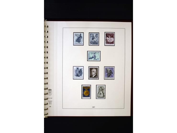 1850/1988, gestempelte Sammlung mit u.a. Mi.-Nr. 1 (2), 2 (2), 10-15I, 10-15II, 161-77, 518-23, 555, Bl.1 (Fotoattest Zenker 