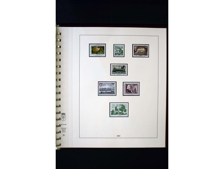 1850/1988, gestempelte Sammlung mit u.a. Mi.-Nr. 1 (2), 2 (2), 10-15I, 10-15II, 161-77, 518-23, 555, Bl.1 (Fotoattest Zenker 