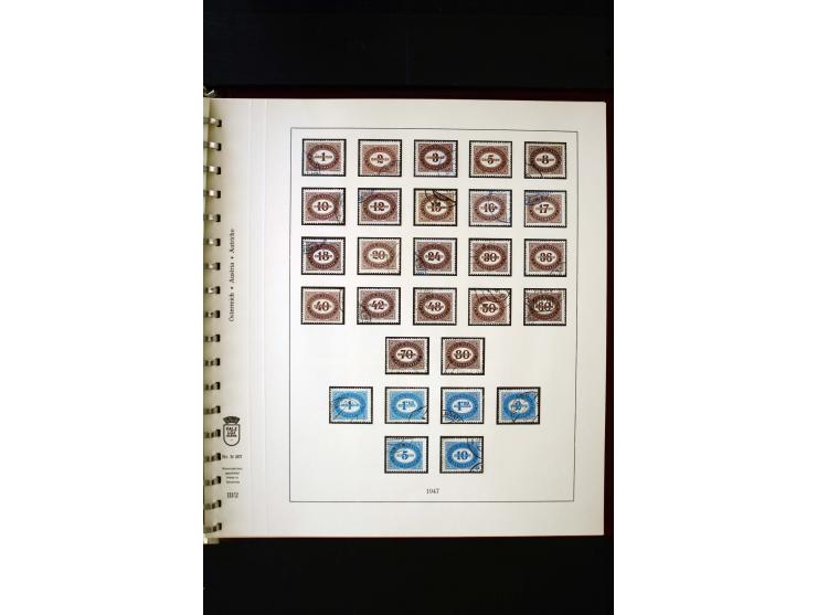 1850/1988, gestempelte Sammlung mit u.a. Mi.-Nr. 1 (2), 2 (2), 10-15I, 10-15II, 161-77, 518-23, 555, Bl.1 (Fotoattest Zenker 