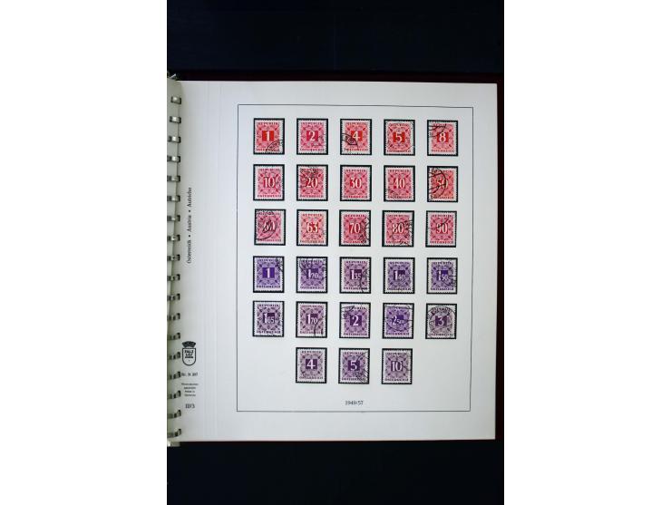 1850/1988, gestempelte Sammlung mit u.a. Mi.-Nr. 1 (2), 2 (2), 10-15I, 10-15II, 161-77, 518-23, 555, Bl.1 (Fotoattest Zenker 