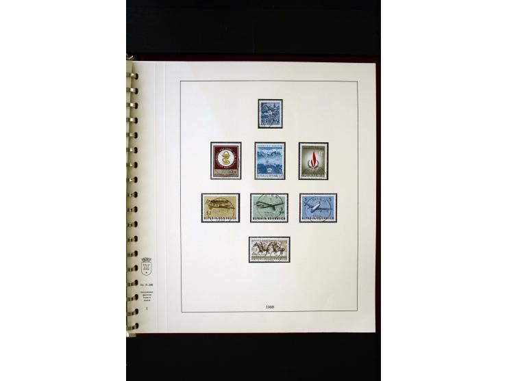 1850/1988, gestempelte Sammlung mit u.a. Mi.-Nr. 1 (2), 2 (2), 10-15I, 10-15II, 161-77, 518-23, 555, Bl.1 (Fotoattest Zenker 