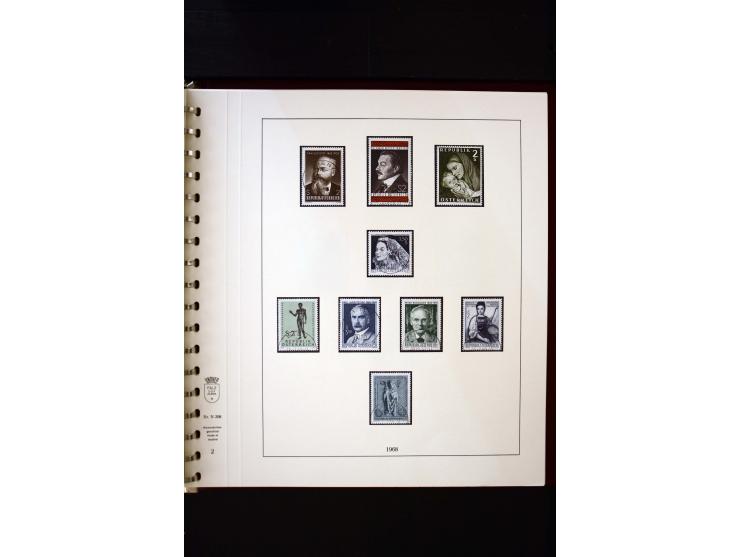 1850/1988, gestempelte Sammlung mit u.a. Mi.-Nr. 1 (2), 2 (2), 10-15I, 10-15II, 161-77, 518-23, 555, Bl.1 (Fotoattest Zenker 