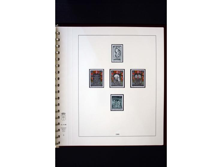 1850/1988, gestempelte Sammlung mit u.a. Mi.-Nr. 1 (2), 2 (2), 10-15I, 10-15II, 161-77, 518-23, 555, Bl.1 (Fotoattest Zenker 