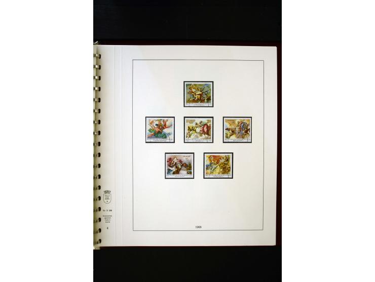 1850/1988, gestempelte Sammlung mit u.a. Mi.-Nr. 1 (2), 2 (2), 10-15I, 10-15II, 161-77, 518-23, 555, Bl.1 (Fotoattest Zenker 