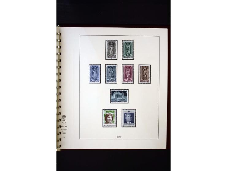 1850/1988, gestempelte Sammlung mit u.a. Mi.-Nr. 1 (2), 2 (2), 10-15I, 10-15II, 161-77, 518-23, 555, Bl.1 (Fotoattest Zenker 