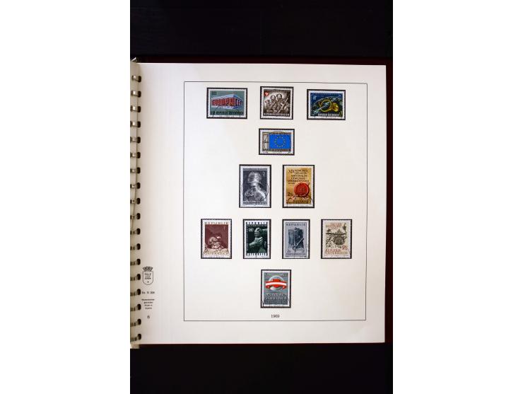 1850/1988, gestempelte Sammlung mit u.a. Mi.-Nr. 1 (2), 2 (2), 10-15I, 10-15II, 161-77, 518-23, 555, Bl.1 (Fotoattest Zenker 