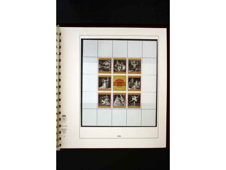1850/1988, gestempelte Sammlung mit u.a. Mi.-Nr. 1 (2), 2 (2), 10-15I, 10-15II, 161-77, 518-23, 555, Bl.1 (Fotoattest Zenker 