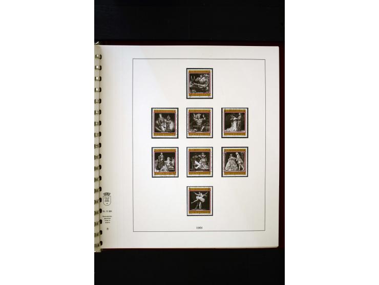 1850/1988, gestempelte Sammlung mit u.a. Mi.-Nr. 1 (2), 2 (2), 10-15I, 10-15II, 161-77, 518-23, 555, Bl.1 (Fotoattest Zenker 
