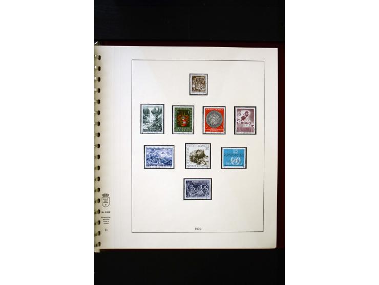 1850/1988, gestempelte Sammlung mit u.a. Mi.-Nr. 1 (2), 2 (2), 10-15I, 10-15II, 161-77, 518-23, 555, Bl.1 (Fotoattest Zenker 