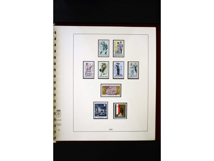 1850/1988, gestempelte Sammlung mit u.a. Mi.-Nr. 1 (2), 2 (2), 10-15I, 10-15II, 161-77, 518-23, 555, Bl.1 (Fotoattest Zenker 