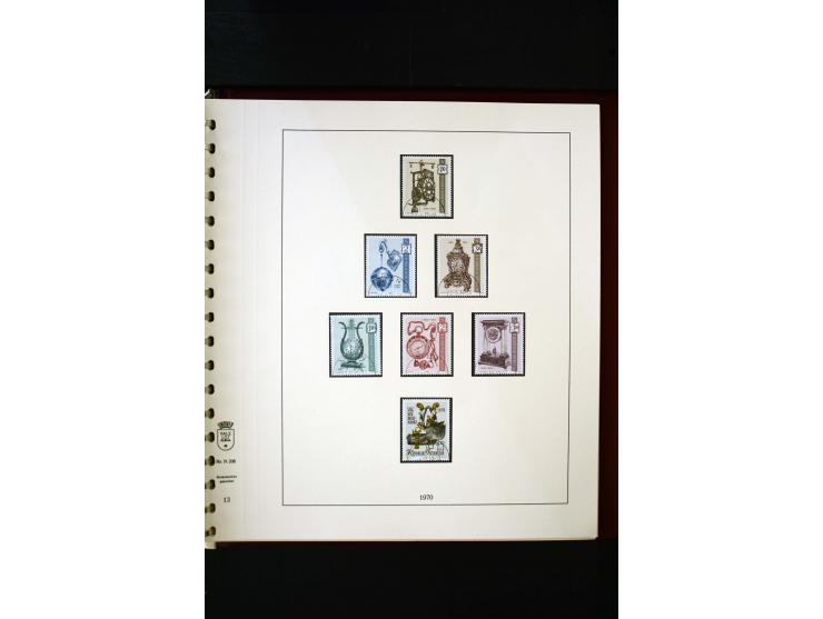 1850/1988, gestempelte Sammlung mit u.a. Mi.-Nr. 1 (2), 2 (2), 10-15I, 10-15II, 161-77, 518-23, 555, Bl.1 (Fotoattest Zenker 