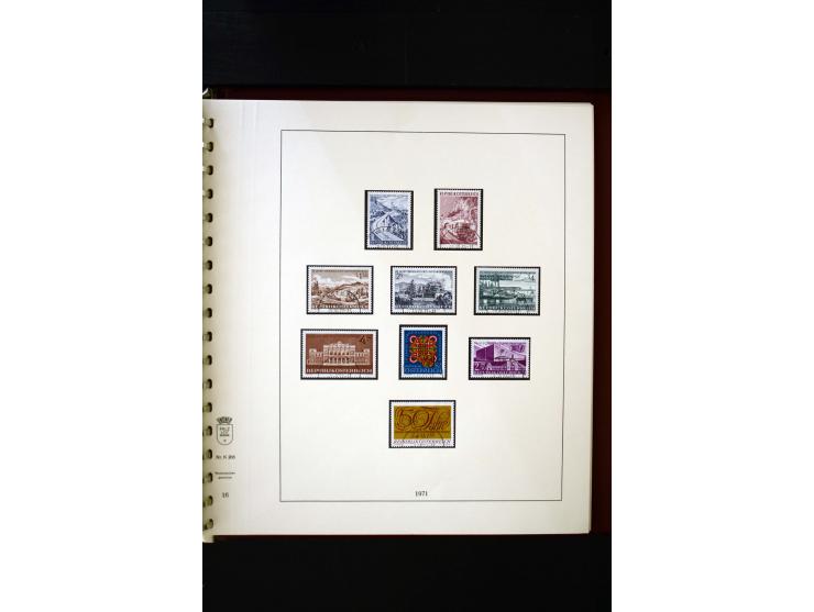 1850/1988, gestempelte Sammlung mit u.a. Mi.-Nr. 1 (2), 2 (2), 10-15I, 10-15II, 161-77, 518-23, 555, Bl.1 (Fotoattest Zenker 