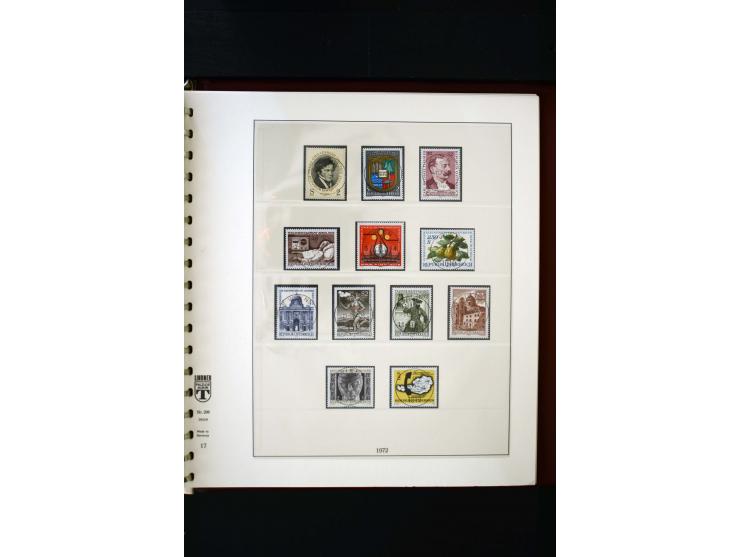 1850/1988, gestempelte Sammlung mit u.a. Mi.-Nr. 1 (2), 2 (2), 10-15I, 10-15II, 161-77, 518-23, 555, Bl.1 (Fotoattest Zenker 