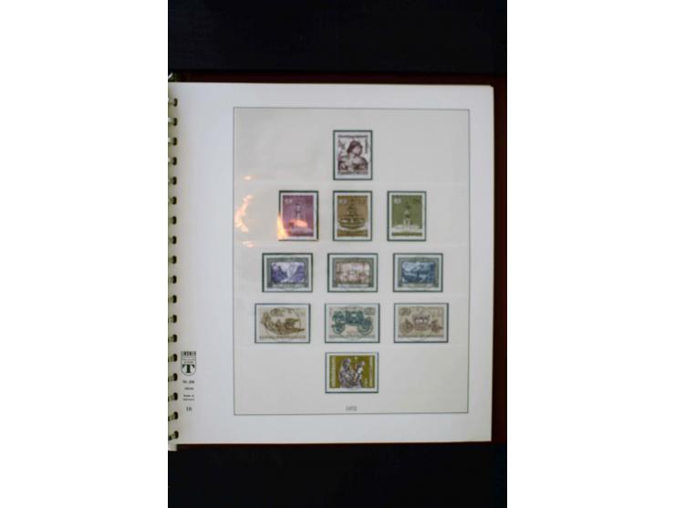 1850/1988, gestempelte Sammlung mit u.a. Mi.-Nr. 1 (2), 2 (2), 10-15I, 10-15II, 161-77, 518-23, 555, Bl.1 (Fotoattest Zenker 