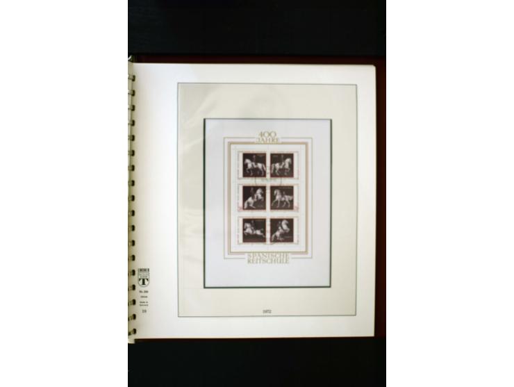 1850/1988, gestempelte Sammlung mit u.a. Mi.-Nr. 1 (2), 2 (2), 10-15I, 10-15II, 161-77, 518-23, 555, Bl.1 (Fotoattest Zenker 