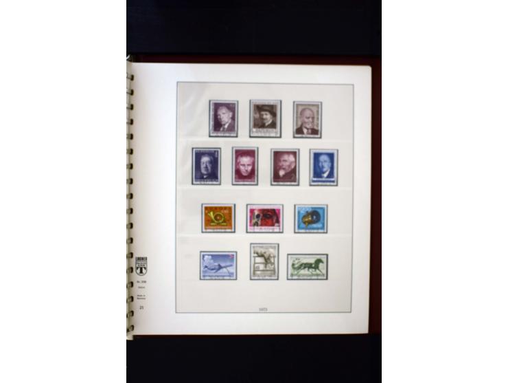 1850/1988, gestempelte Sammlung mit u.a. Mi.-Nr. 1 (2), 2 (2), 10-15I, 10-15II, 161-77, 518-23, 555, Bl.1 (Fotoattest Zenker 