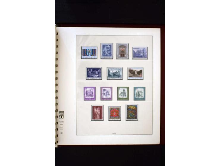 1850/1988, gestempelte Sammlung mit u.a. Mi.-Nr. 1 (2), 2 (2), 10-15I, 10-15II, 161-77, 518-23, 555, Bl.1 (Fotoattest Zenker 