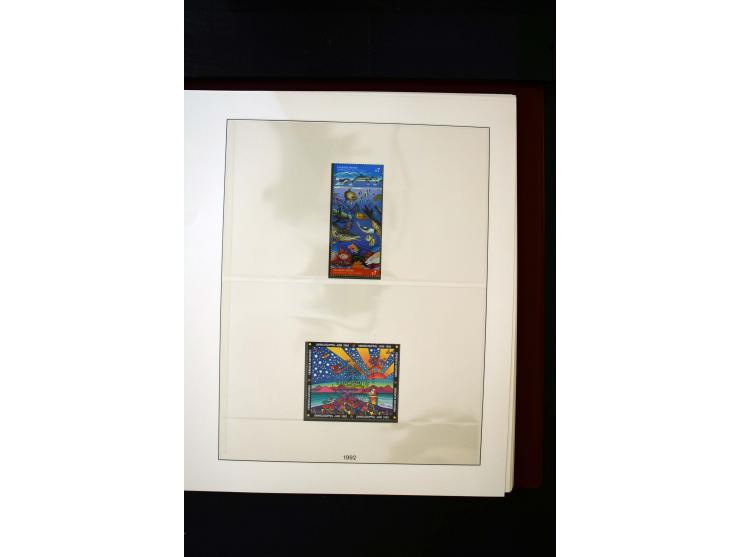 1850/1988, gestempelte Sammlung mit u.a. Mi.-Nr. 1 (2), 2 (2), 10-15I, 10-15II, 161-77, 518-23, 555, Bl.1 (Fotoattest Zenker 