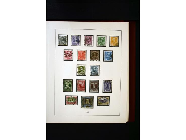 1850/1988, gestempelte Sammlung mit u.a. Mi.-Nr. 1 (2), 2 (2), 10-15I, 10-15II, 161-77, 518-23, 555, Bl.1 (Fotoattest Zenker 