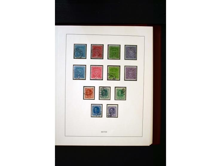 1850/1988, gestempelte Sammlung mit u.a. Mi.-Nr. 1 (2), 2 (2), 10-15I, 10-15II, 161-77, 518-23, 555, Bl.1 (Fotoattest Zenker 