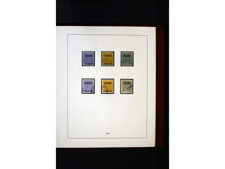 1850/1988, gestempelte Sammlung mit u.a. Mi.-Nr. 1 (2), 2 (2), 10-15I, 10-15II, 161-77, 518-23, 555, Bl.1 (Fotoattest Zenker 