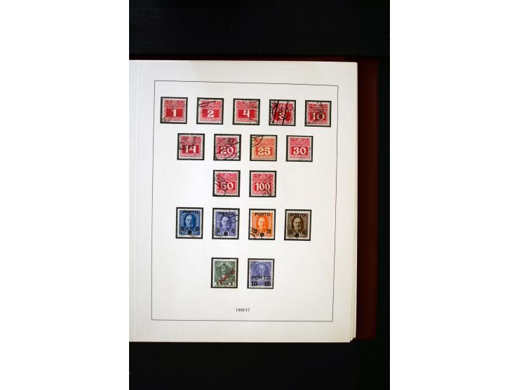 1850/1988, gestempelte Sammlung mit u.a. Mi.-Nr. 1 (2), 2 (2), 10-15I, 10-15II, 161-77, 518-23, 555, Bl.1 (Fotoattest Zenker 