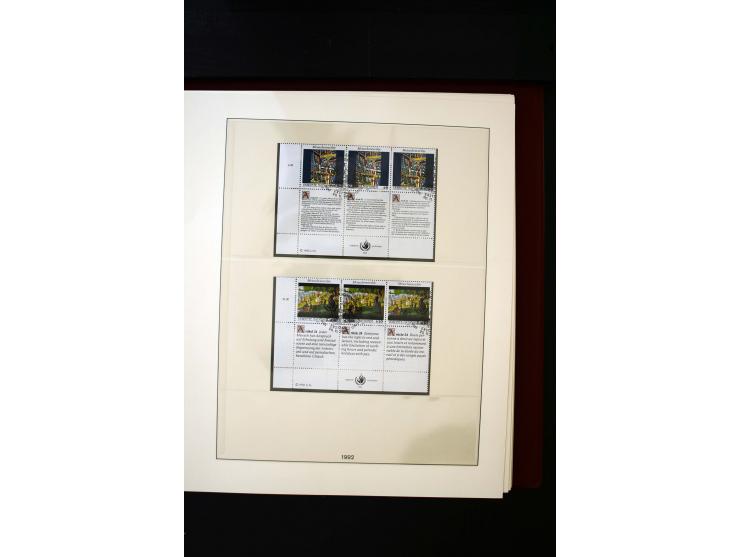 1850/1988, gestempelte Sammlung mit u.a. Mi.-Nr. 1 (2), 2 (2), 10-15I, 10-15II, 161-77, 518-23, 555, Bl.1 (Fotoattest Zenker 
