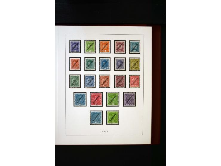 1850/1988, gestempelte Sammlung mit u.a. Mi.-Nr. 1 (2), 2 (2), 10-15I, 10-15II, 161-77, 518-23, 555, Bl.1 (Fotoattest Zenker 