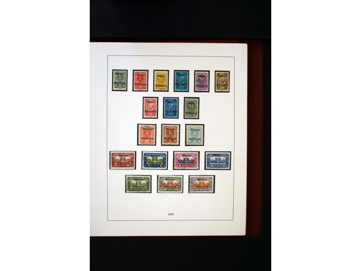 1850/1988, gestempelte Sammlung mit u.a. Mi.-Nr. 1 (2), 2 (2), 10-15I, 10-15II, 161-77, 518-23, 555, Bl.1 (Fotoattest Zenker 