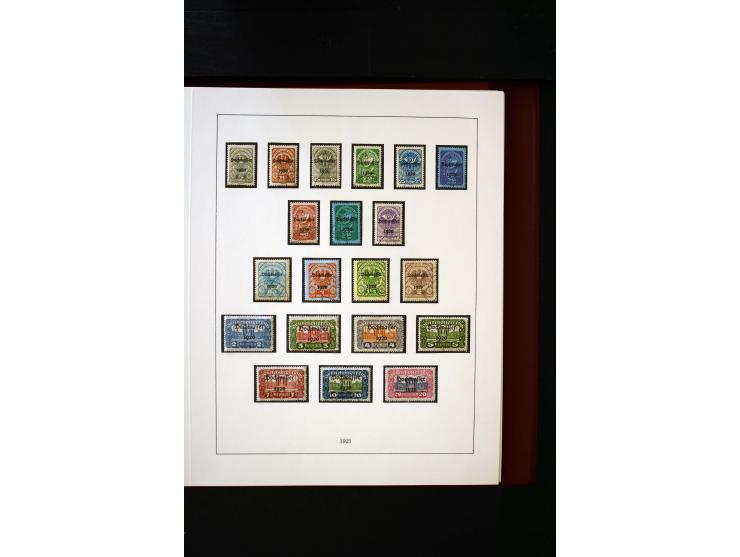 1850/1988, gestempelte Sammlung mit u.a. Mi.-Nr. 1 (2), 2 (2), 10-15I, 10-15II, 161-77, 518-23, 555, Bl.1 (Fotoattest Zenker 