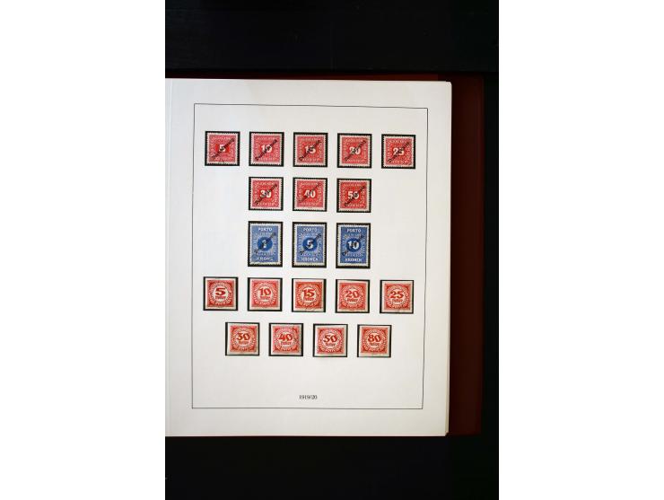 1850/1988, gestempelte Sammlung mit u.a. Mi.-Nr. 1 (2), 2 (2), 10-15I, 10-15II, 161-77, 518-23, 555, Bl.1 (Fotoattest Zenker 