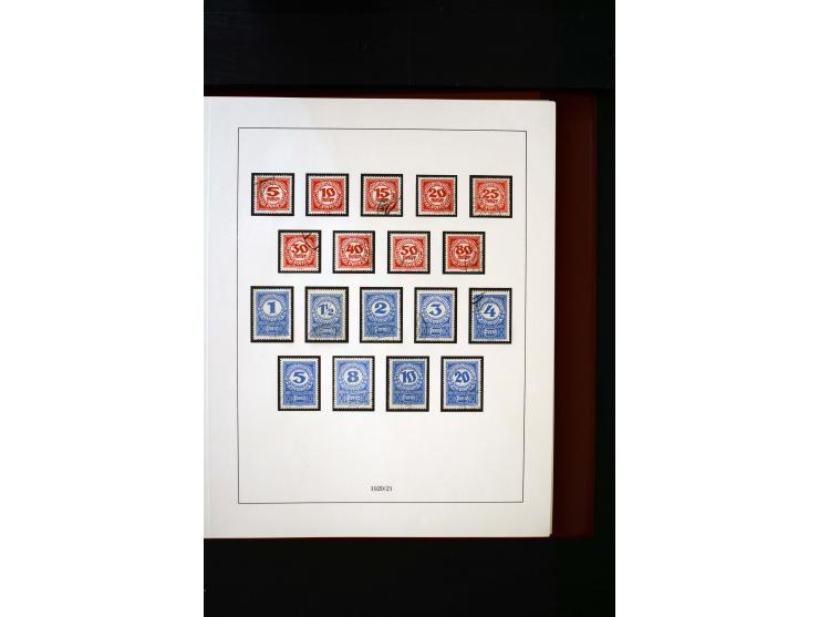 1850/1988, gestempelte Sammlung mit u.a. Mi.-Nr. 1 (2), 2 (2), 10-15I, 10-15II, 161-77, 518-23, 555, Bl.1 (Fotoattest Zenker 