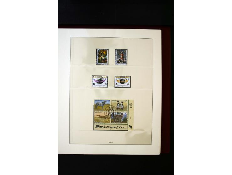 1850/1988, gestempelte Sammlung mit u.a. Mi.-Nr. 1 (2), 2 (2), 10-15I, 10-15II, 161-77, 518-23, 555, Bl.1 (Fotoattest Zenker 