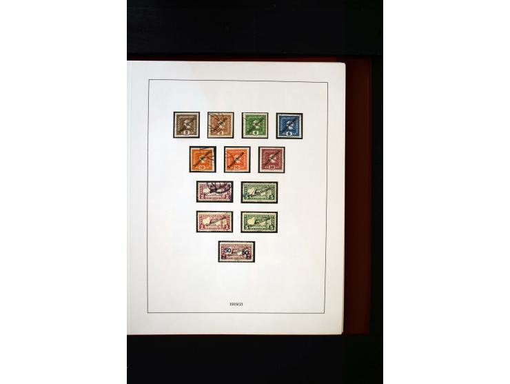 1850/1988, gestempelte Sammlung mit u.a. Mi.-Nr. 1 (2), 2 (2), 10-15I, 10-15II, 161-77, 518-23, 555, Bl.1 (Fotoattest Zenker 