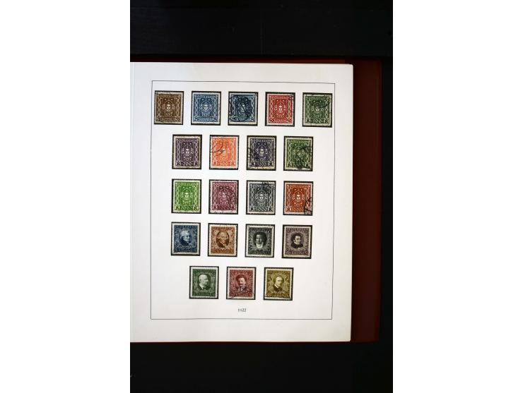 1850/1988, gestempelte Sammlung mit u.a. Mi.-Nr. 1 (2), 2 (2), 10-15I, 10-15II, 161-77, 518-23, 555, Bl.1 (Fotoattest Zenker 