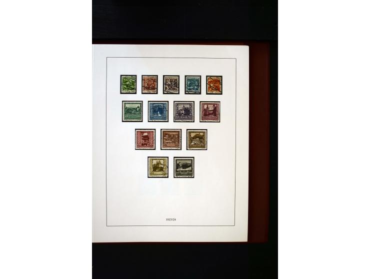 1850/1988, gestempelte Sammlung mit u.a. Mi.-Nr. 1 (2), 2 (2), 10-15I, 10-15II, 161-77, 518-23, 555, Bl.1 (Fotoattest Zenker 