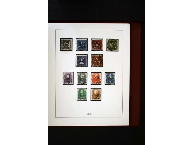 1850/1988, gestempelte Sammlung mit u.a. Mi.-Nr. 1 (2), 2 (2), 10-15I, 10-15II, 161-77, 518-23, 555, Bl.1 (Fotoattest Zenker 