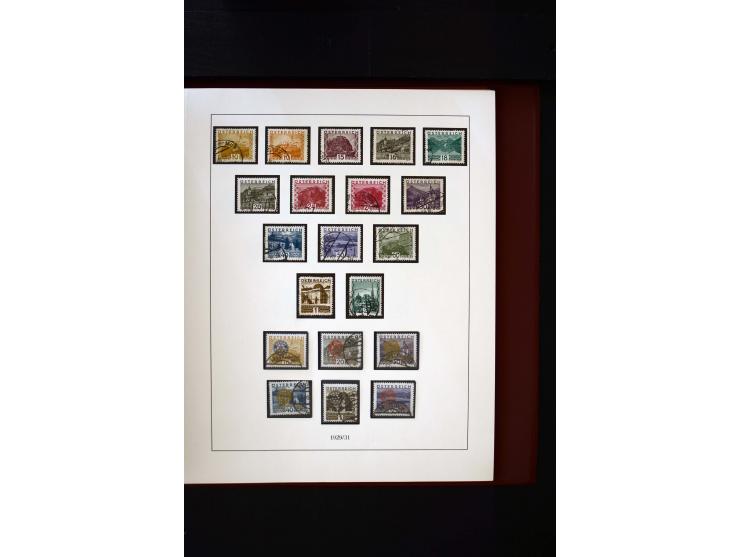 1850/1988, gestempelte Sammlung mit u.a. Mi.-Nr. 1 (2), 2 (2), 10-15I, 10-15II, 161-77, 518-23, 555, Bl.1 (Fotoattest Zenker 