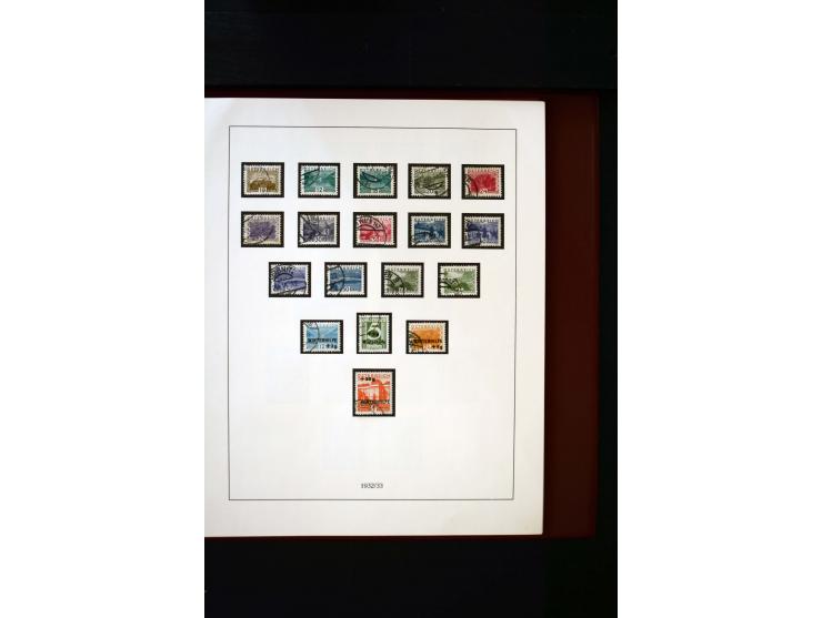 1850/1988, gestempelte Sammlung mit u.a. Mi.-Nr. 1 (2), 2 (2), 10-15I, 10-15II, 161-77, 518-23, 555, Bl.1 (Fotoattest Zenker 