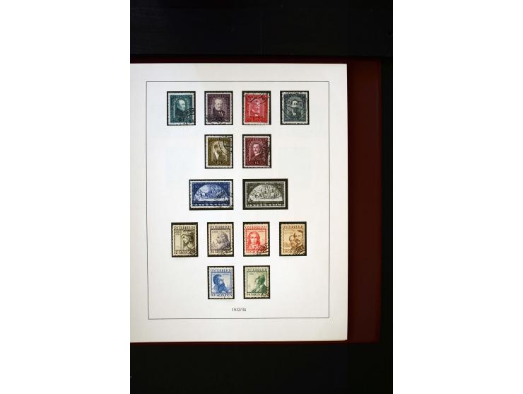 1850/1988, gestempelte Sammlung mit u.a. Mi.-Nr. 1 (2), 2 (2), 10-15I, 10-15II, 161-77, 518-23, 555, Bl.1 (Fotoattest Zenker 