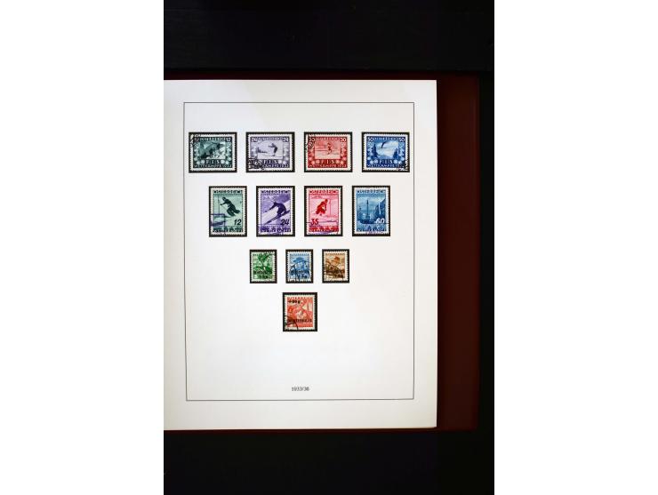 1850/1988, gestempelte Sammlung mit u.a. Mi.-Nr. 1 (2), 2 (2), 10-15I, 10-15II, 161-77, 518-23, 555, Bl.1 (Fotoattest Zenker 