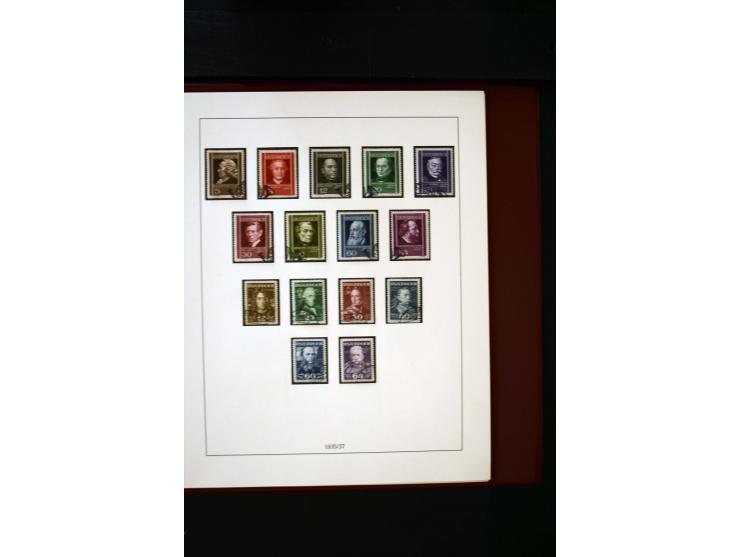 1850/1988, gestempelte Sammlung mit u.a. Mi.-Nr. 1 (2), 2 (2), 10-15I, 10-15II, 161-77, 518-23, 555, Bl.1 (Fotoattest Zenker 