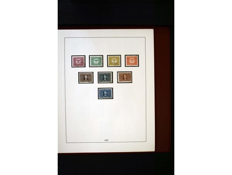 1850/1988, gestempelte Sammlung mit u.a. Mi.-Nr. 1 (2), 2 (2), 10-15I, 10-15II, 161-77, 518-23, 555, Bl.1 (Fotoattest Zenker 