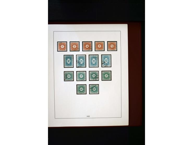 1850/1988, gestempelte Sammlung mit u.a. Mi.-Nr. 1 (2), 2 (2), 10-15I, 10-15II, 161-77, 518-23, 555, Bl.1 (Fotoattest Zenker 