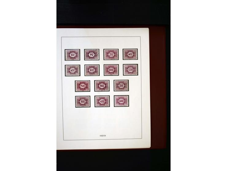 1850/1988, gestempelte Sammlung mit u.a. Mi.-Nr. 1 (2), 2 (2), 10-15I, 10-15II, 161-77, 518-23, 555, Bl.1 (Fotoattest Zenker 