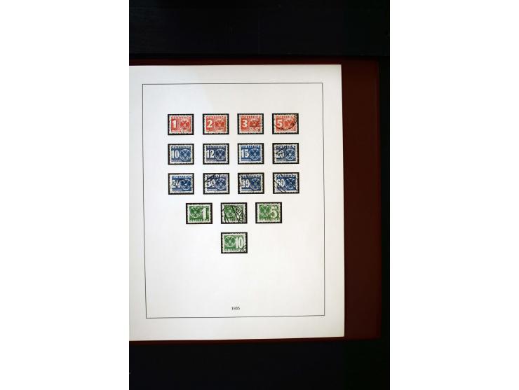1850/1988, gestempelte Sammlung mit u.a. Mi.-Nr. 1 (2), 2 (2), 10-15I, 10-15II, 161-77, 518-23, 555, Bl.1 (Fotoattest Zenker 