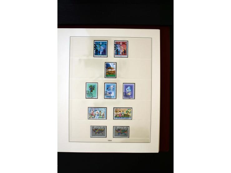 1850/1988, gestempelte Sammlung mit u.a. Mi.-Nr. 1 (2), 2 (2), 10-15I, 10-15II, 161-77, 518-23, 555, Bl.1 (Fotoattest Zenker 